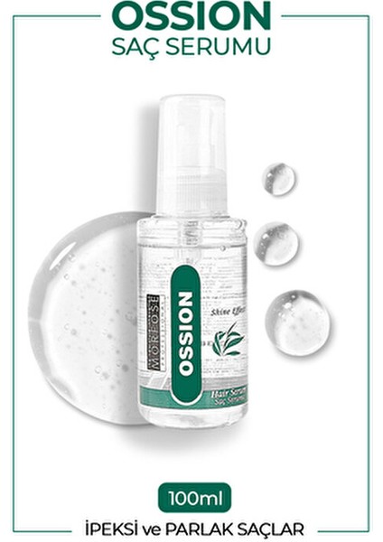 Saç Serumu 100 ml İpeksi ve Parlak Saçlar için Zarar Görmüş Telleri Onaran Formül fırsatları