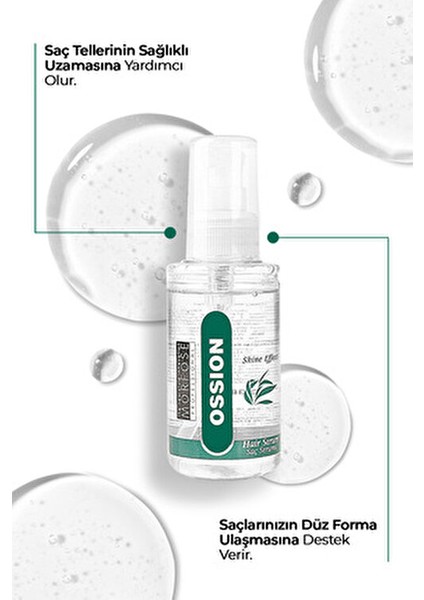 Saç Serumu 100 ml İpeksi ve Parlak Saçlar için Zarar Görmüş Telleri Onaran Formül