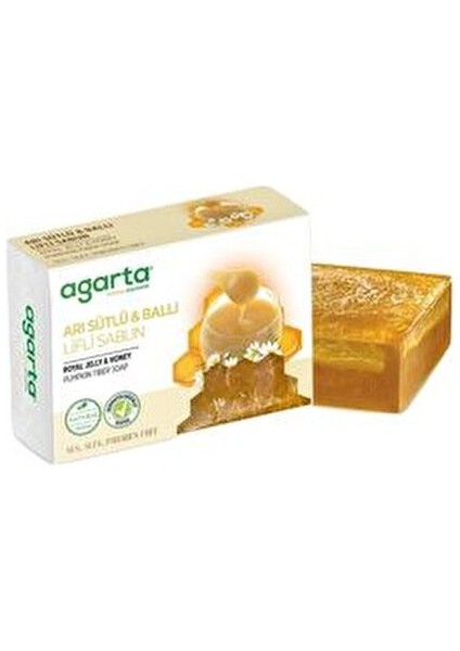 Doğal Arı Sütlü Ballı Lifli Sabun 150 gr Cilt Besleyici Doğal Kabak Lifi İçerir modelleri