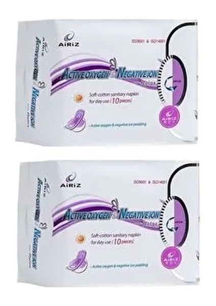 Airiz Gündüz Hijyenik Kadın Pedi 10'lu 2 Paket fiyatları