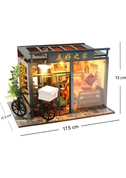Minyatür Maket Ev Kiti | Maket Ev | Dıy Kendin Yap | LED Işıklı Maket Ev fiyatları