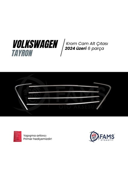 Vw Tayron Uyumlu Cam Alt Çıtası 6 Prç. 2024 Üzeri P.çelik fiyatları