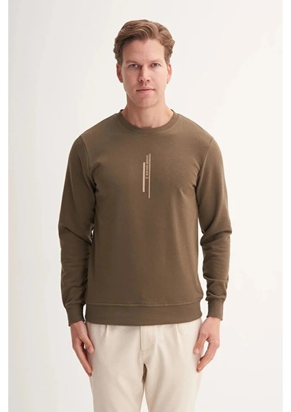 Slim Fit Mevsimlik 3 Iplik Pamuk Karışımlı SWEATSHIRT-54185 fiyatları