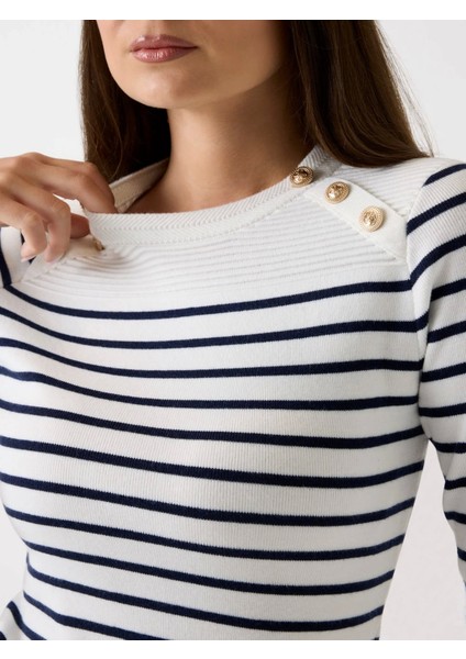 Helen Kadın Çok Renkli Yün Karışımlı Triko W5BR36Z0422-S00J modelleri