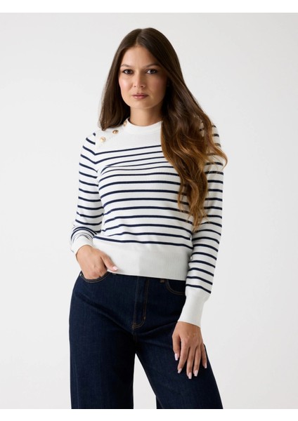 Helen Kadın Çok Renkli Yün Karışımlı Triko W5BR36Z0422-S00J indirimleri