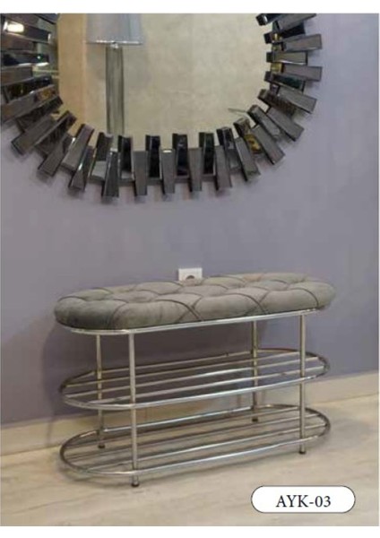 Mim Gümüş Kapitoneli Ayakabılık