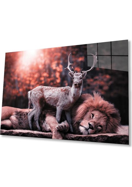 Aslan Cam Tablo