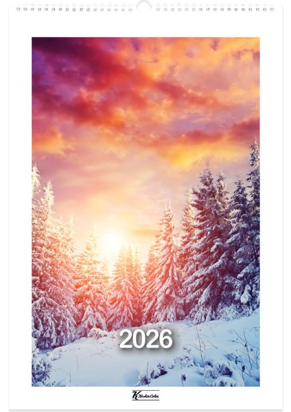 Keskin 2026-31*43 12 Yp.spr.duvar Takvimi-Manzaralar