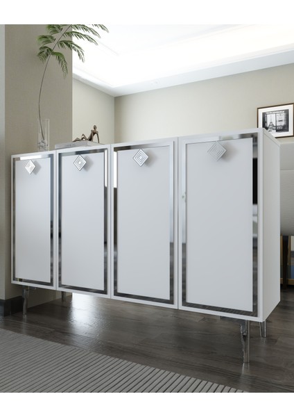 8159KM-1DD Konsol,kahve Köşesi,ayakkabılık,ofis Evrak Dolabı,mutfak Kiler Dolabı,tv Ünitesi-Bg