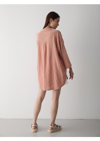 Somon Flam Keten Kimono Gömlek fiyatları