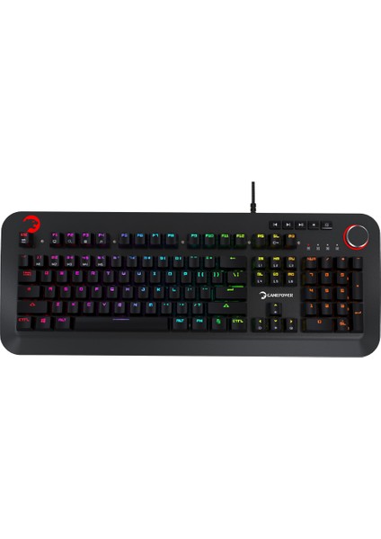 Starscream 60M Rgb Mavi Switch 60 Milyon Ingilizce Q USB Suya Dayanıklı Optik Mekanik Gaming Klavye