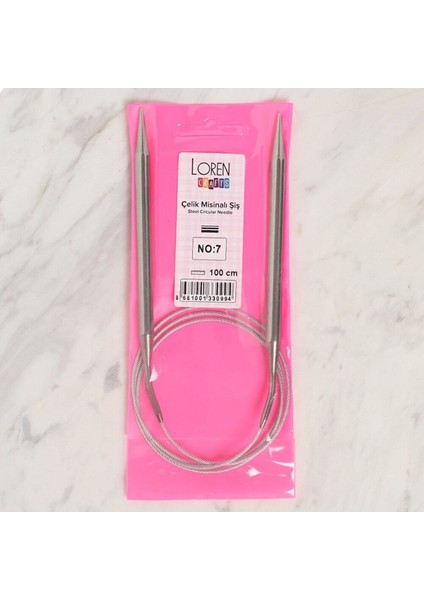 Crafts 7 mm Çelik Misinalı Şiş 100 cm fiyatları