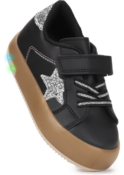 Rena Günlük Cırtlı Işıklı Kız Bebek Spor Ayakkabı