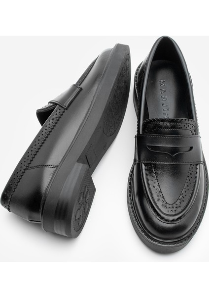 Kadın Loafer Makosen Desenli Günlük Ayakkabı Tornus