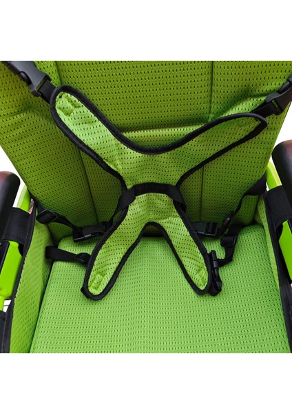 Respirox Çocuk Tekerlekli Sandalyesi | Refakatçi Frenli, Kafa Destekli ve Alüminyum Gövdeli Rcts-02 indirimleri