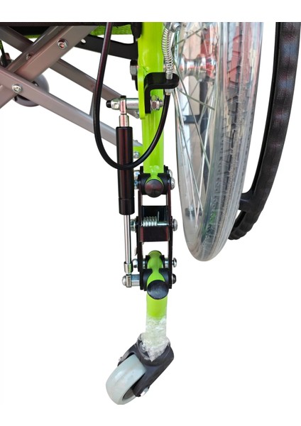 Respirox Çocuk Tekerlekli Sandalyesi | Refakatçi Frenli, Kafa Destekli ve Alüminyum Gövdeli Rcts-02