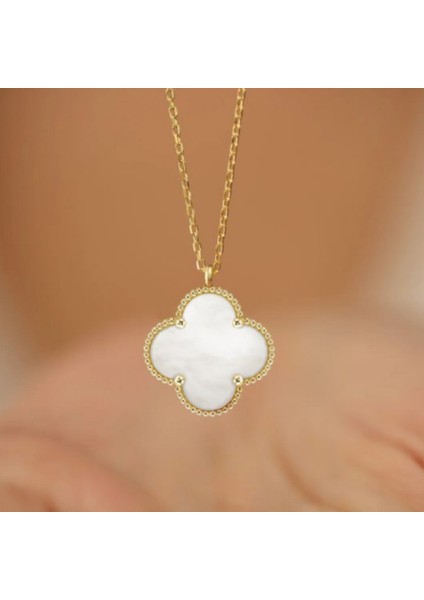 Altın Renk Beyaz Bijuteri Kolye fiyatları