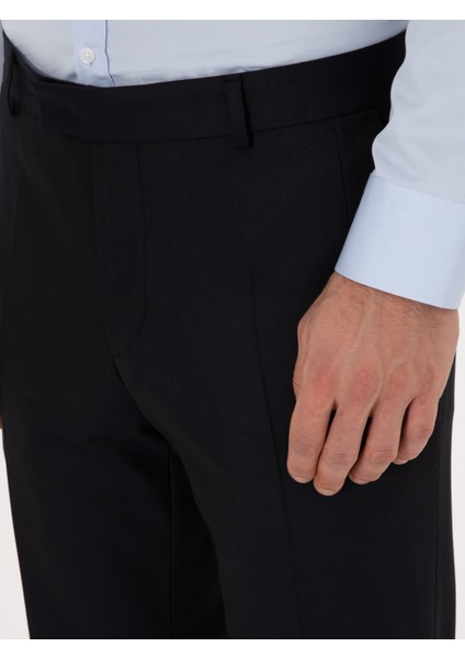 Erkek Lacivert Slim Fit Klasik Pantolon 50318985-VR033 modelleri