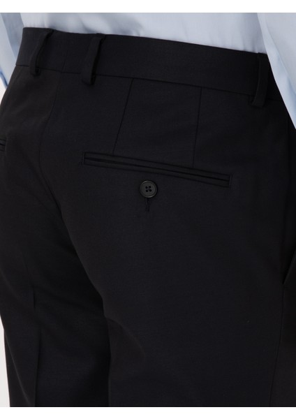 Erkek Lacivert Slim Fit Klasik Pantolon 50318985-VR033 indirimleri