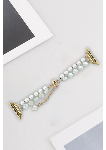 Apple Watch Series 10/11 42MM 10/9/8/7/6/5/4/3/SE 41MM 40MM 38MM Kordon Boncuk Kalp Fiyonk fırsatları