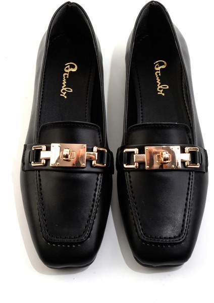 Siyah Kadın Loafer Ayakkabı K01641022509 fırsatları