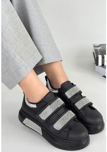 Nino Siyah Cilt Cırt Cırtlı Spor Ayakkabı fiyatları