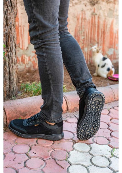 Siyah Süet Erkek Rahat Günlük Su Geçirmez Sneaker modelleri
