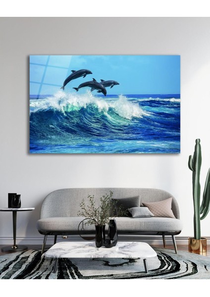Yunus Deniz Cam Tablo, Ev Ofis Salon Hediyelik Duvar Dekoru