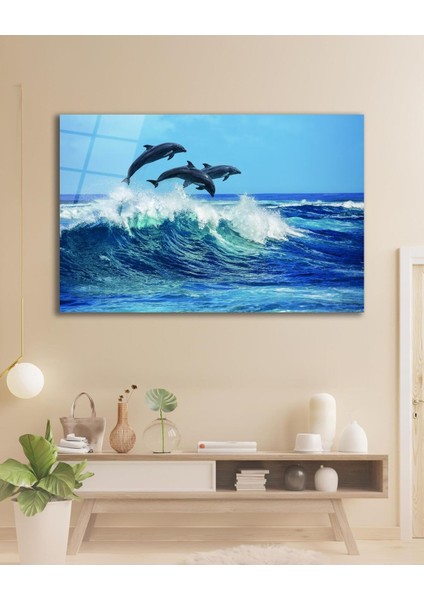 Yunus Deniz Cam Tablo, Ev Ofis Salon Hediyelik Duvar Dekoru fırsatları