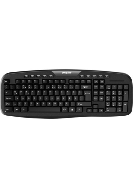 KB-955 Siyah USB Multimedia Q Standart Klavye