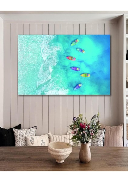 Su Tekne Cam Tablo, Ev Ofis Salon Hediyelik Duvar Dekoru fiyatları