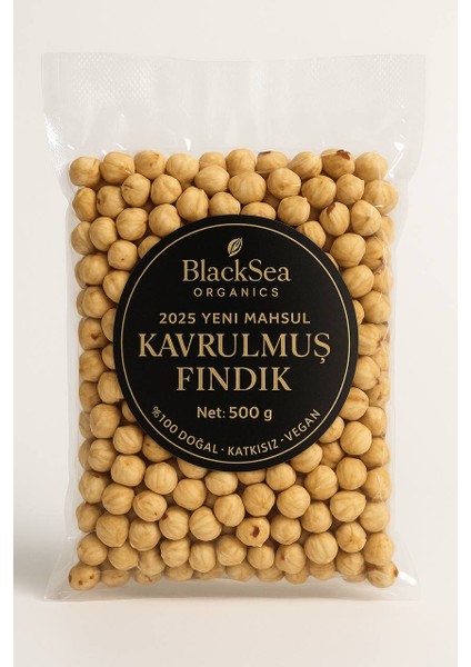 2025 Yeni Mahsul Kavrulmuş Fındık 500 G – Doğal ve Katkısız Rize Fındığı