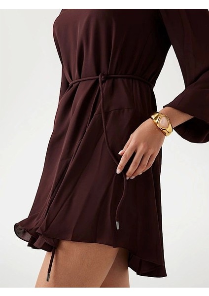 Wanda Kadın Kahverengi Elbise W5BK51WGLA2-G1G5 modelleri