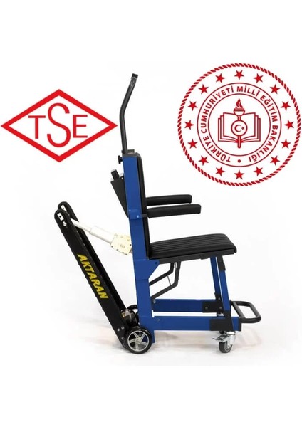 Aktaran A1 Paletli Merdiven Inme Çıkma Cihazı | Meb Onaylı, Ce ve Tse Belgeli, Paslanmaz Çelik Şase fiyatları