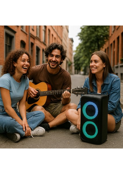 Rgb LED Işıklı Bluetooth Hoparlör – Kablosuz, Güçlü Ses, Tws, Fm Radyo, Çoklu Bağlantı ve Şarjlı Pil indirimleri