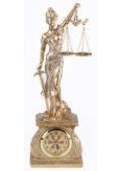 Polyester Adalet Biblo Saat 44CM ZBL040