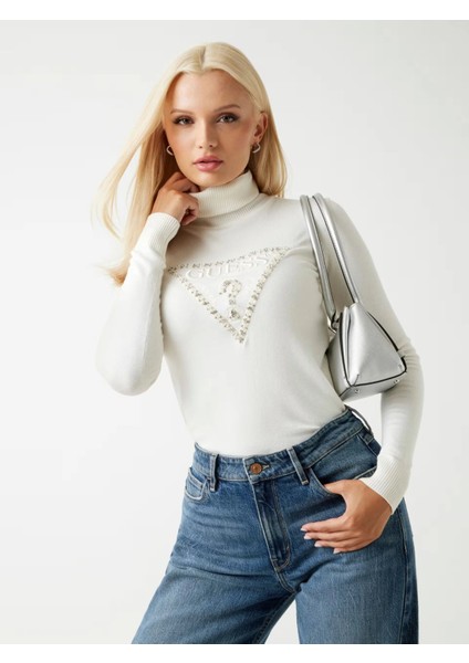 Melanie Kadın Beyaz Triko W5BR39Z2NQ2-G012 fiyatları