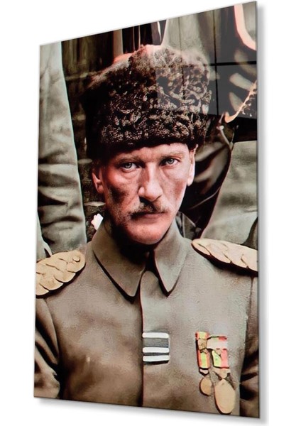 Atatürk Cam Tablo 4mm Dayanıklı Temperli Cam