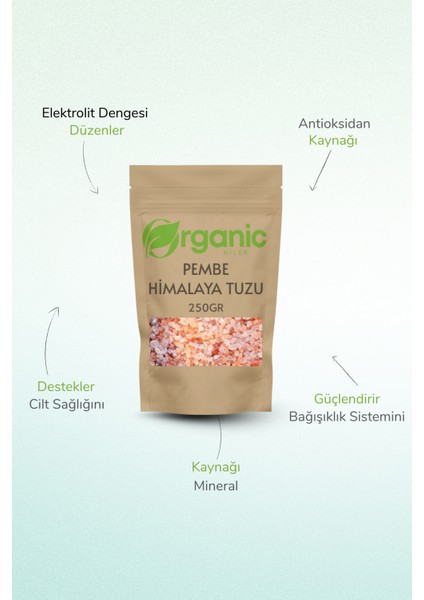 Doğal Pembe Himalaya Tuzu 250 gr | Mineral Deposu | Katkısız & Rafine Edilmemiş fiyatları