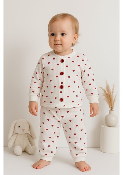 Çocuk Pamuklu Penye Pijama Takımı