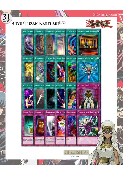 Yu-Gi-Oh! Ingilizce Ishizu Ishtar Destesi 71 Kart fırsatları