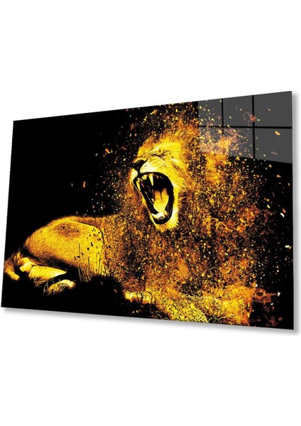 Aslan Cam Tablo
