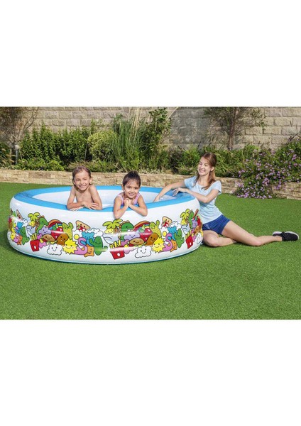 Yuvarlak 3 Halka Çocuk Havuzu modelleri