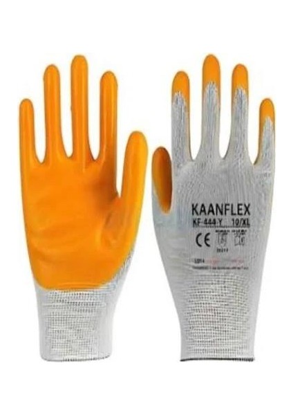 Kaanflex Sari Nitril Is Eldiveni KF-444-Y