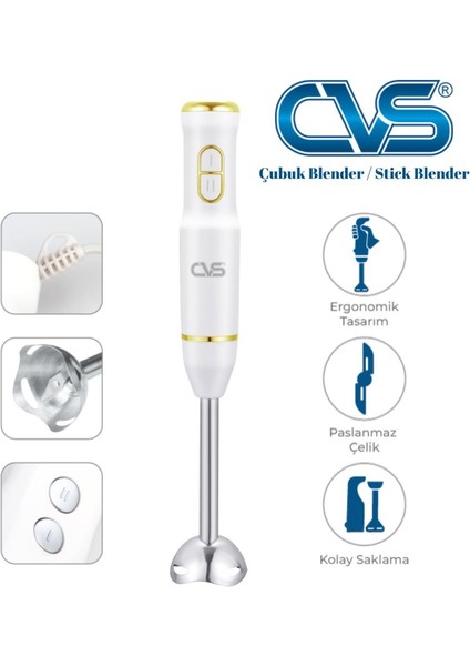 Dn 12115 Gold 1200 Watt 2 Bıçak Çubuk Blender fiyatları