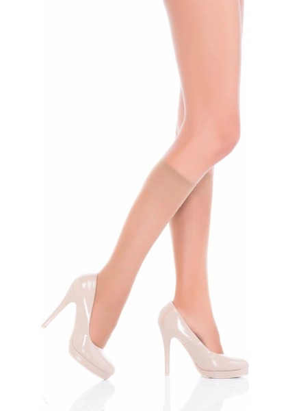 Fit 15 Parlak Pantolon Dizaltı Çorap modelleri