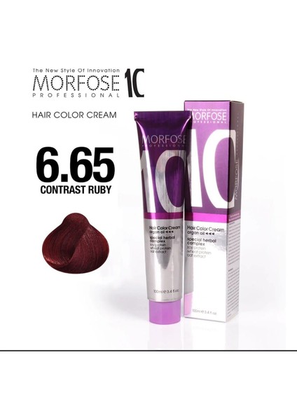 Yeni Morfose Saç Boyası 6,65 Yakut 100ML