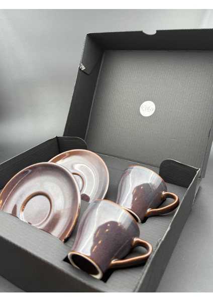 Irear Mystic 2'li Espresso Fincanı, Reaktif Sırlı indirimleri