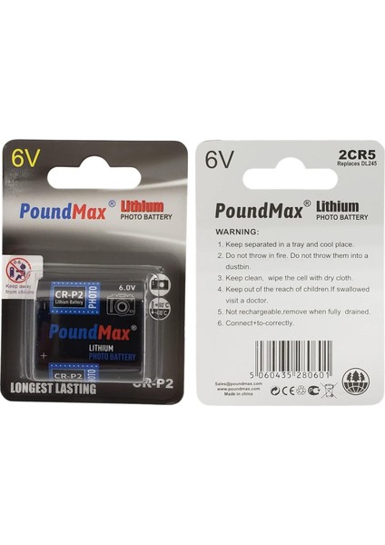 Crp2 6V Lityum Pil Fotoğraf Makinesi Için (CR223,DL223) fırsatları