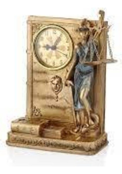 Polyester Adalet Biblo Saat 22CM ZBL068